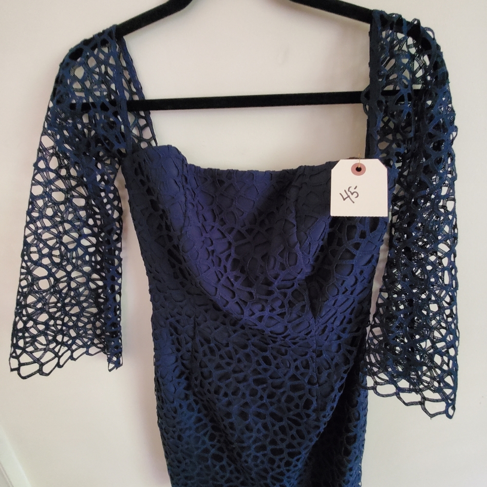Navy blue dress